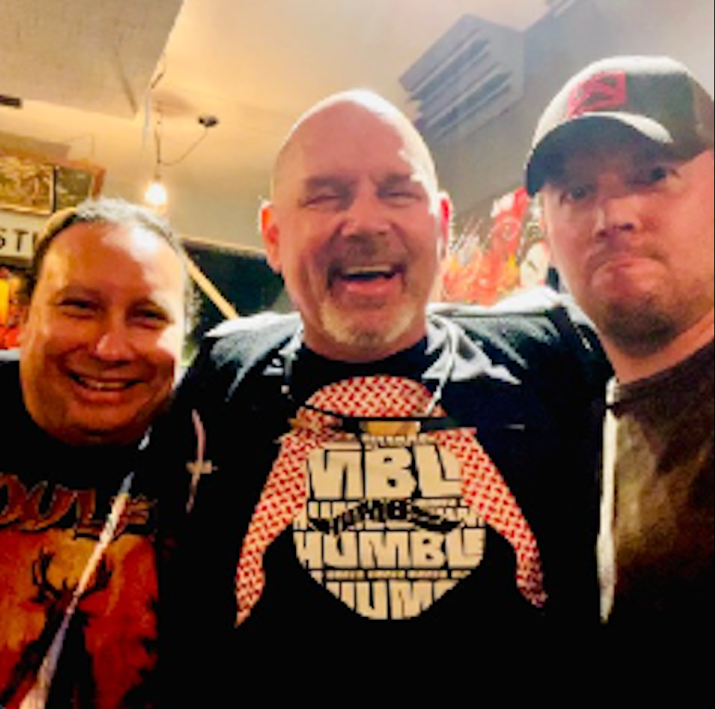 Ace, Angst, and David Hughes at Shine On Studios