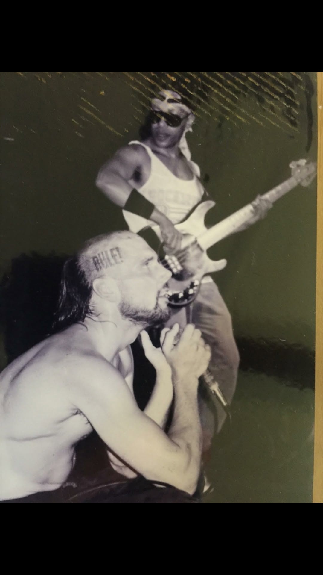 Deep, bassist for RULE!, performing live alongside Angst on vocals