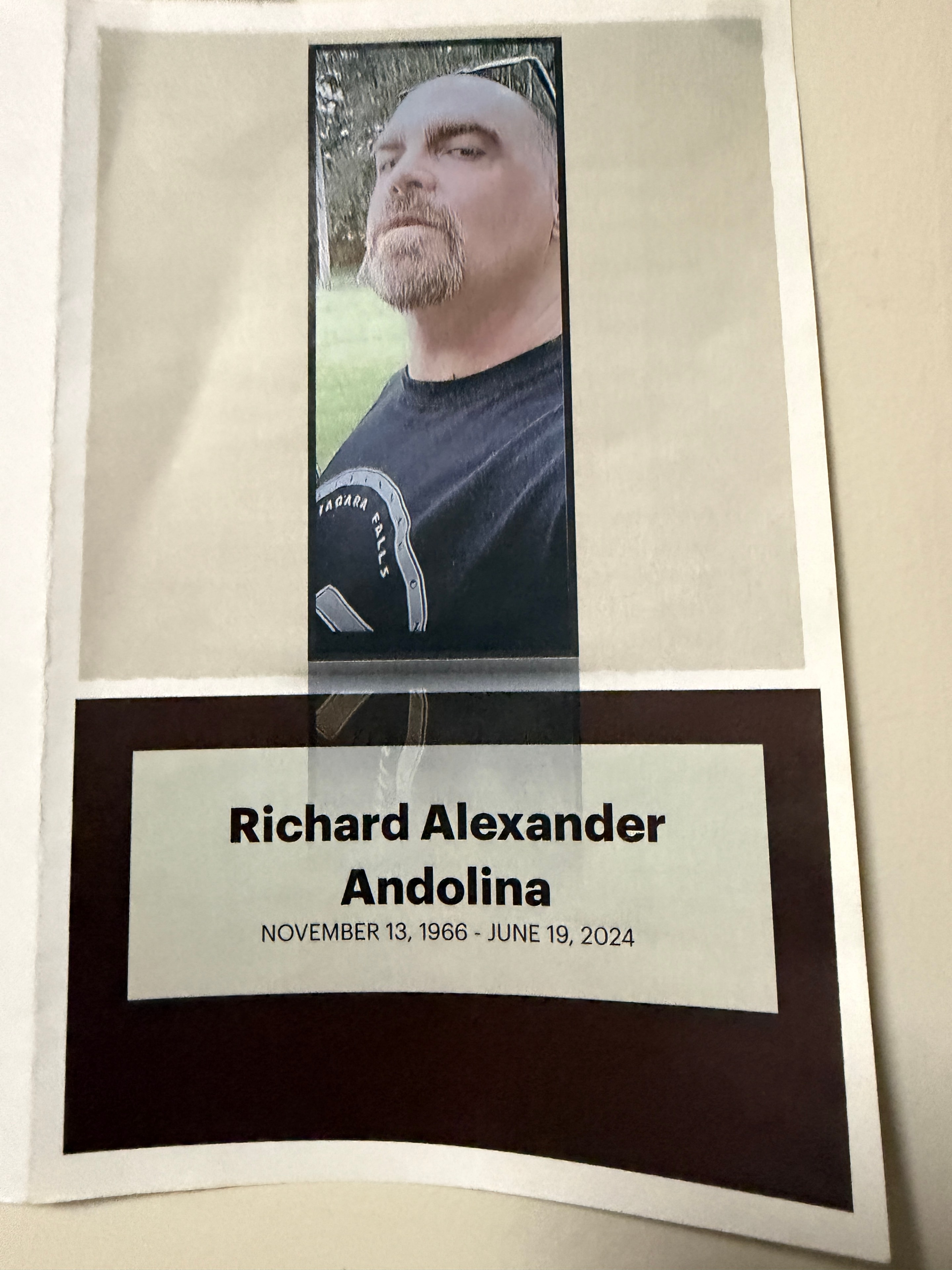 Richard Alexander Andolina, November 13, 1966 to June 19, 2024